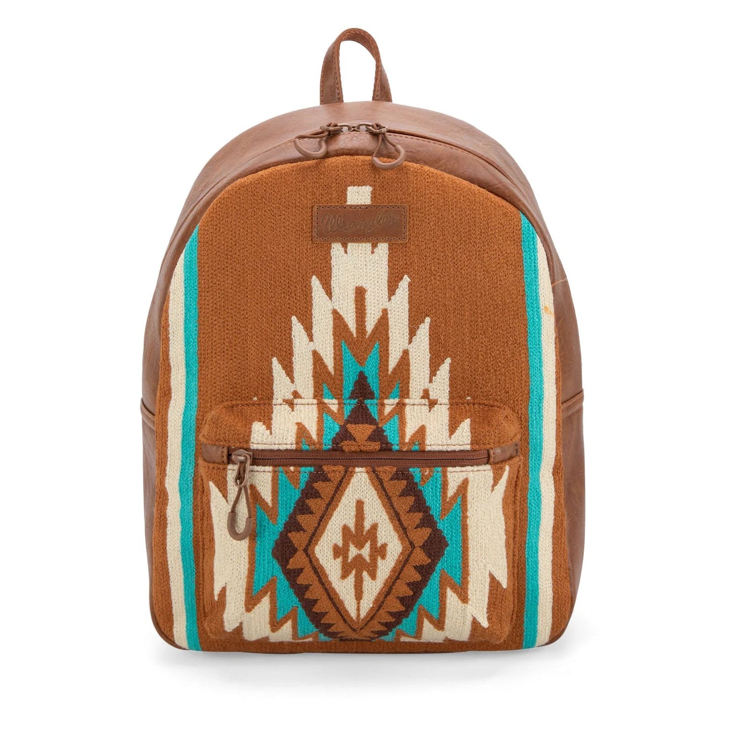 Wrangler Southwestern Knitted PU-Leather Backpack