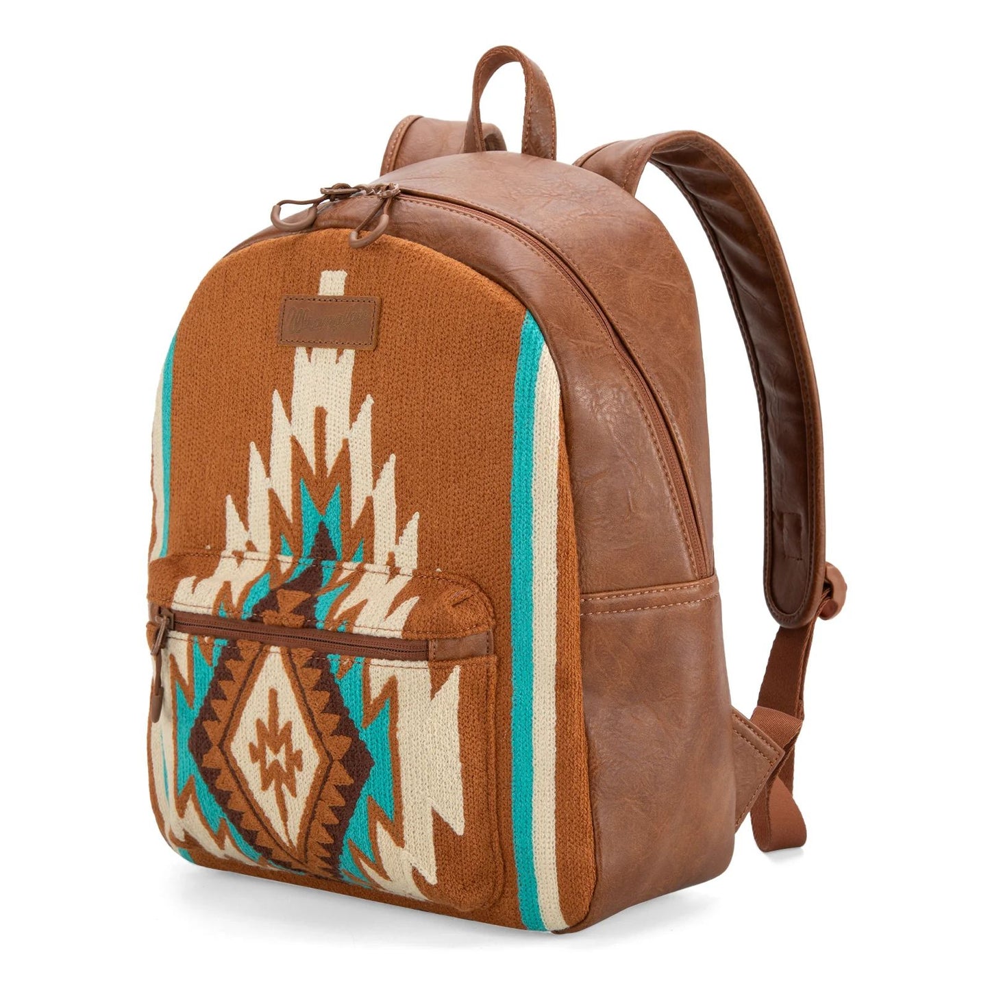 Wrangler Southwestern Knitted PU-Leather Backpack