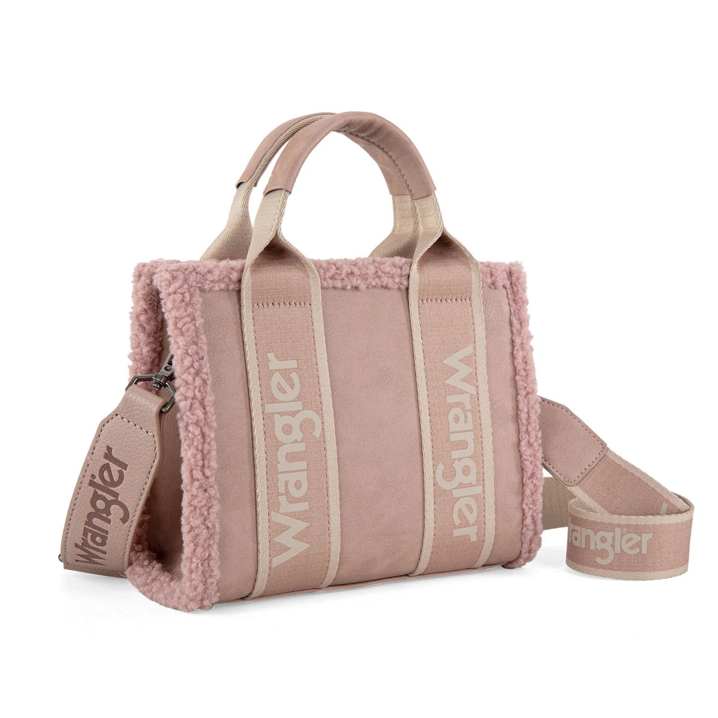 Wrangler Sherpa Mini Canvas Crossbody