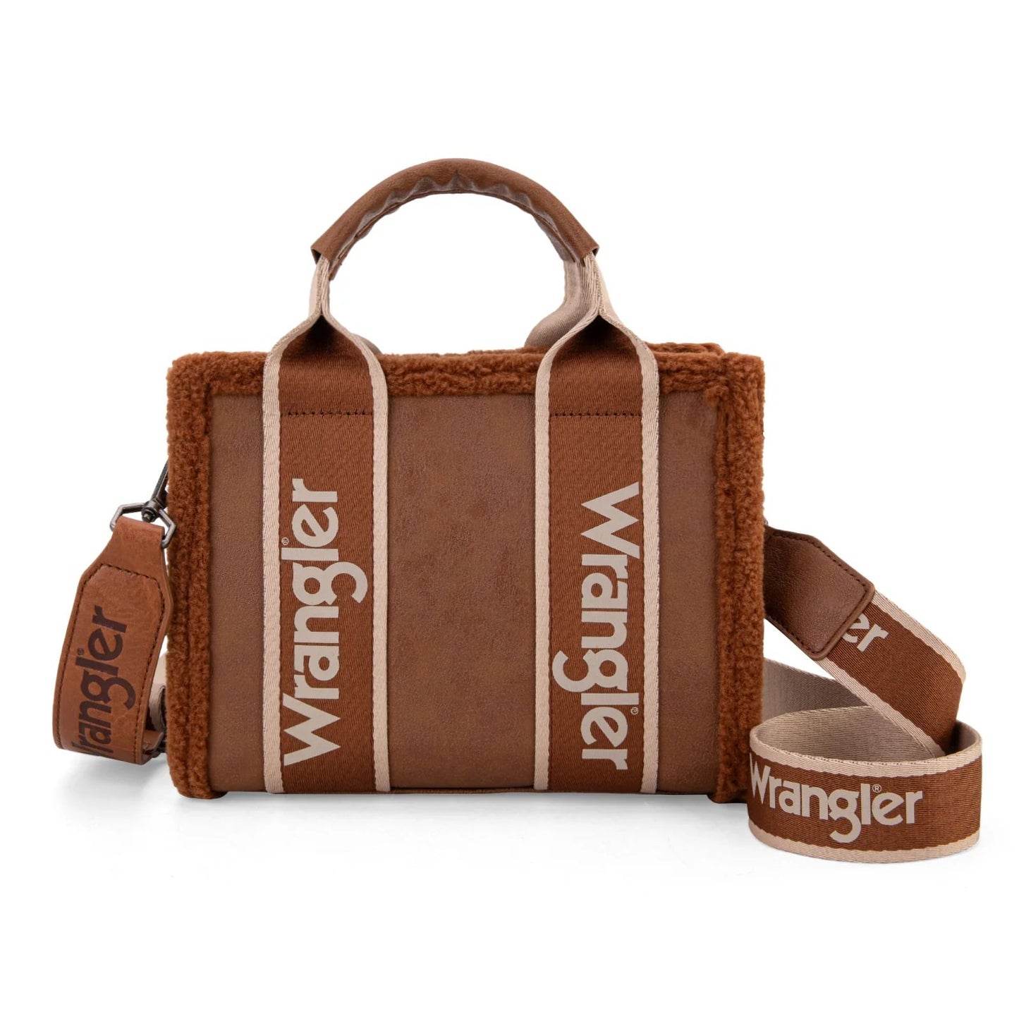 Wrangler Sherpa Mini Canvas Crossbody