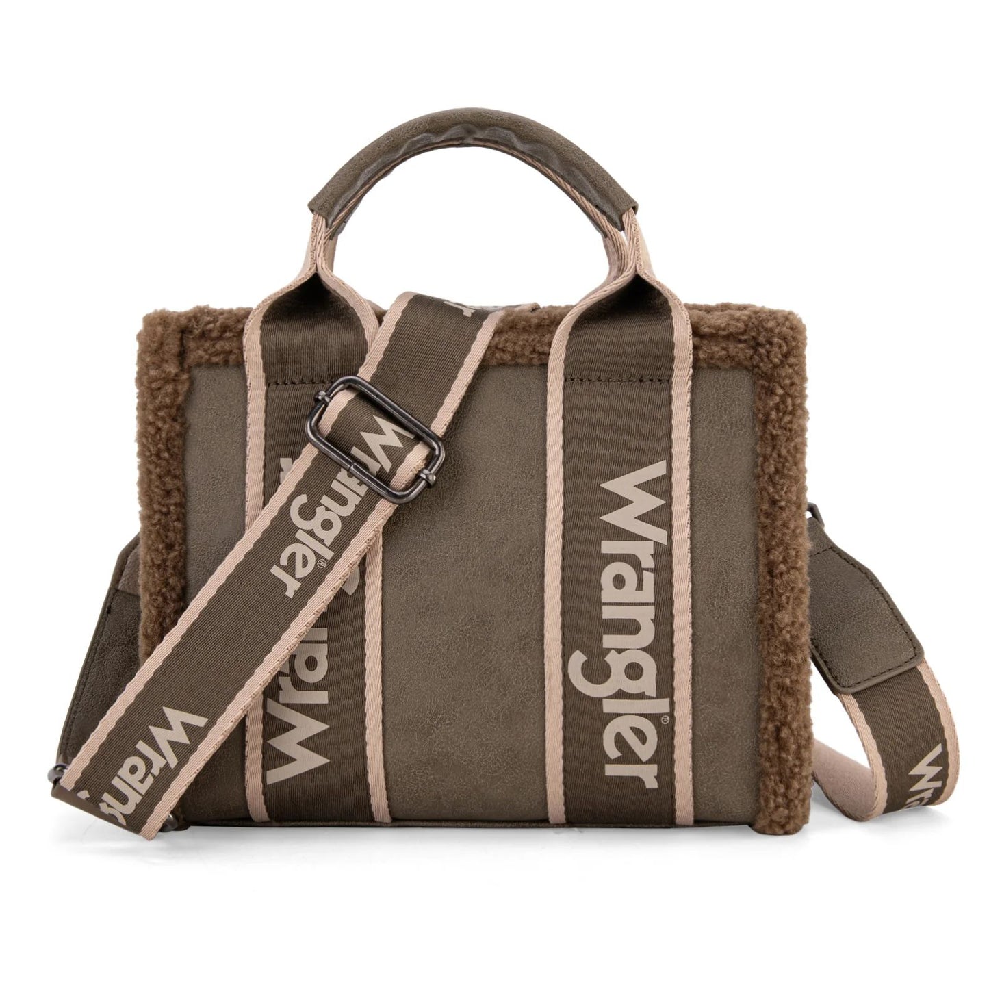 Wrangler Sherpa Mini Canvas Crossbody