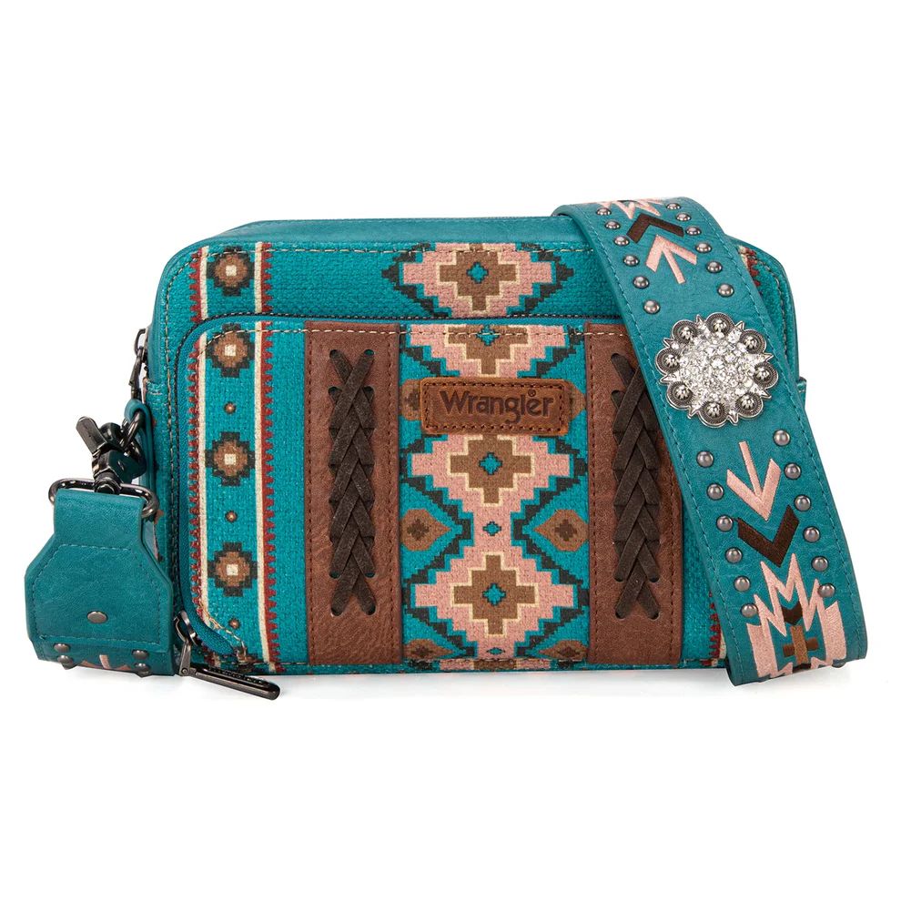 WRANGLER CROSSBODY AZTEC - LADIES PURSES