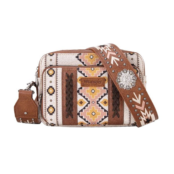 WRANGLER CROSSBODY AZTEC - LADIES PURSES