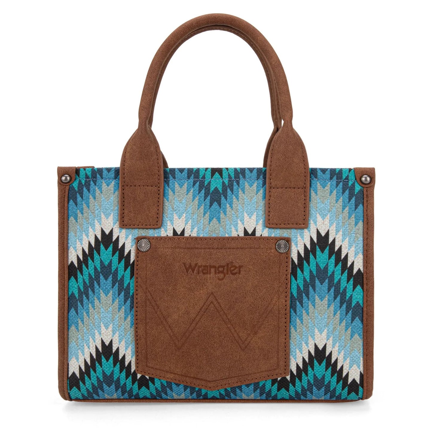 Wrangler Southwestern Pattern Dual Sided Print Concealed Carry -Crossbody