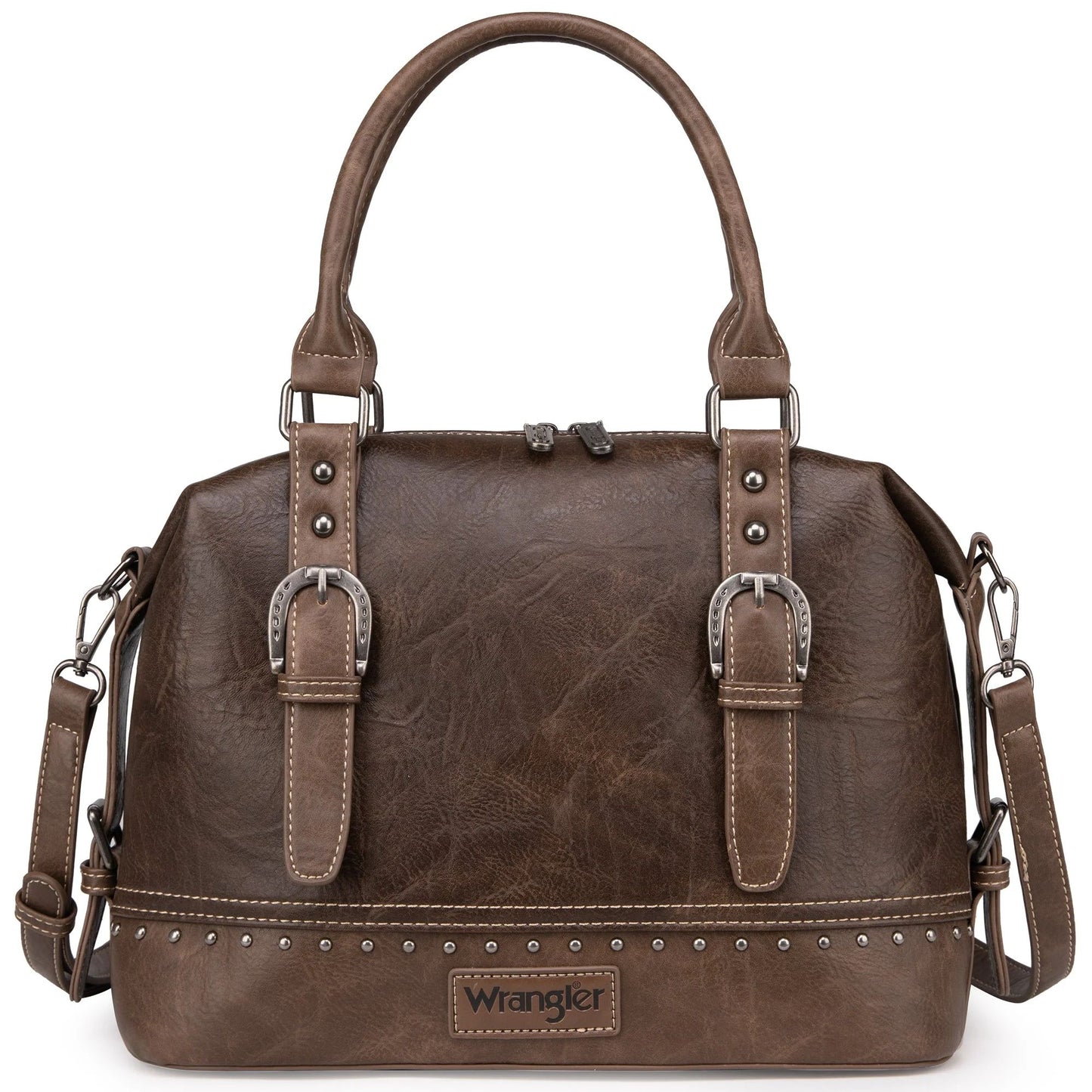 Wrangler Buckle Classic Barrel Satchels