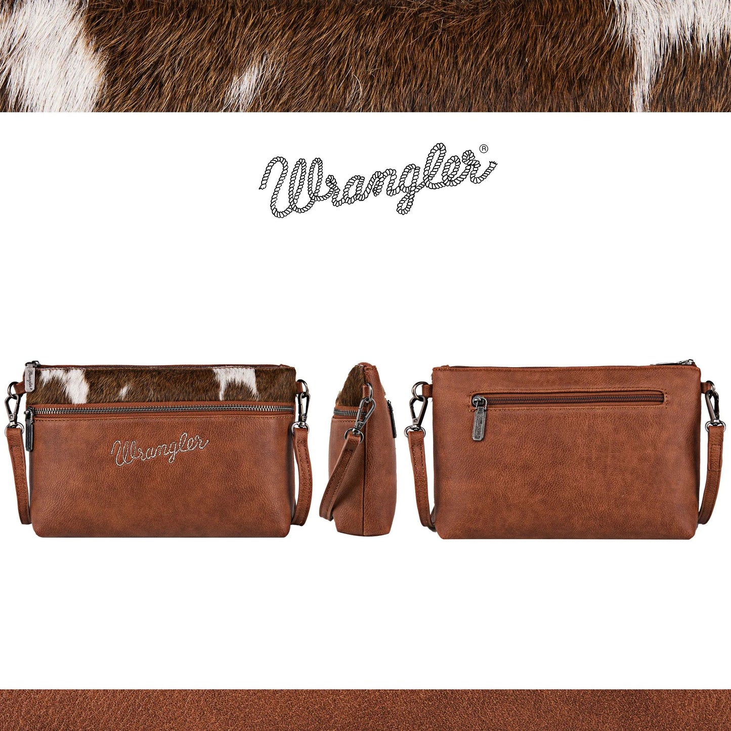 Wrangler Hair-On Collection Crossbody