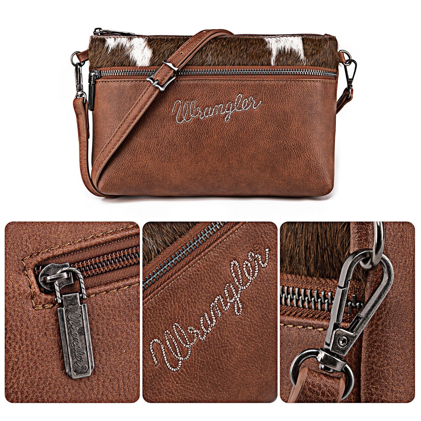 Wrangler Hair-On Collection Crossbody