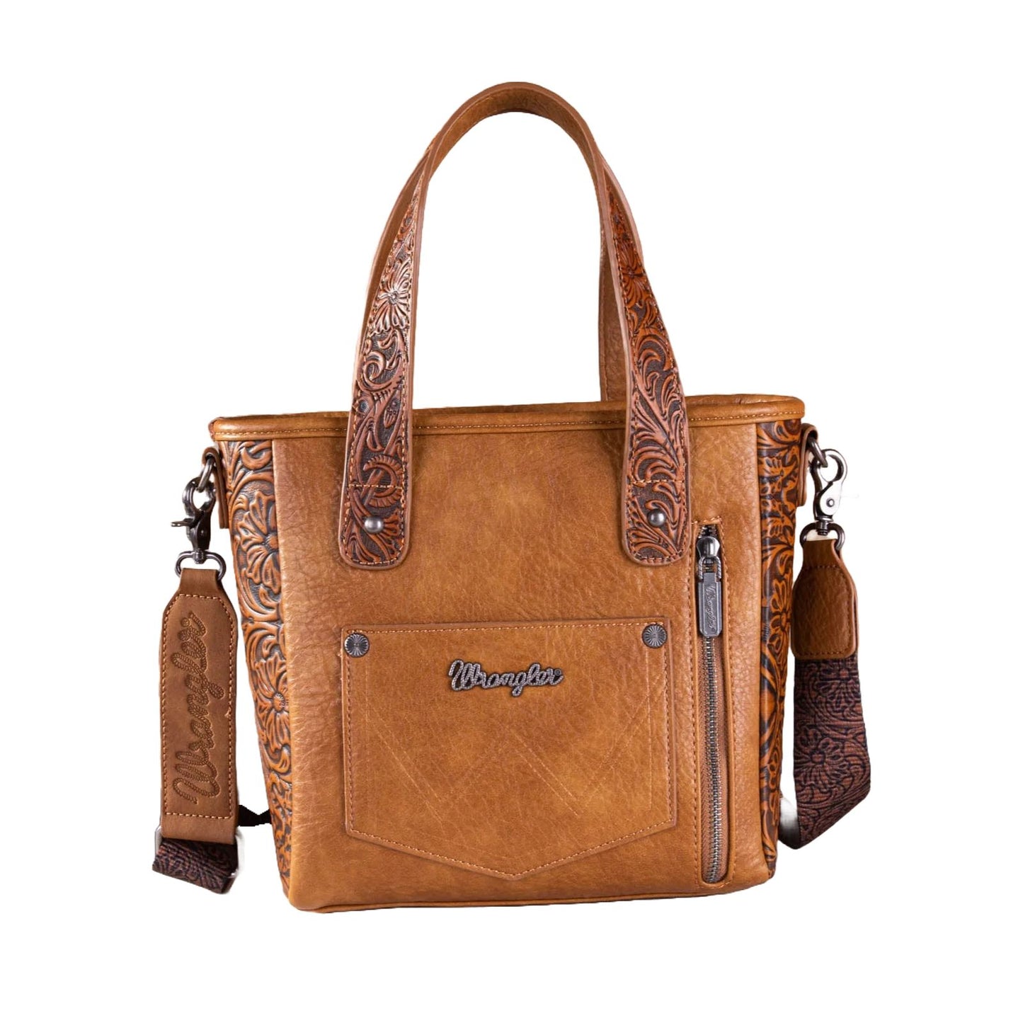 Wrangler Cowhide Fringe Concealed Carry Purse