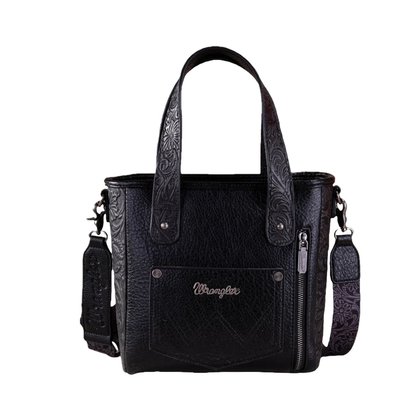 Wrangler Cowhide Fringe Concealed Carry Purse