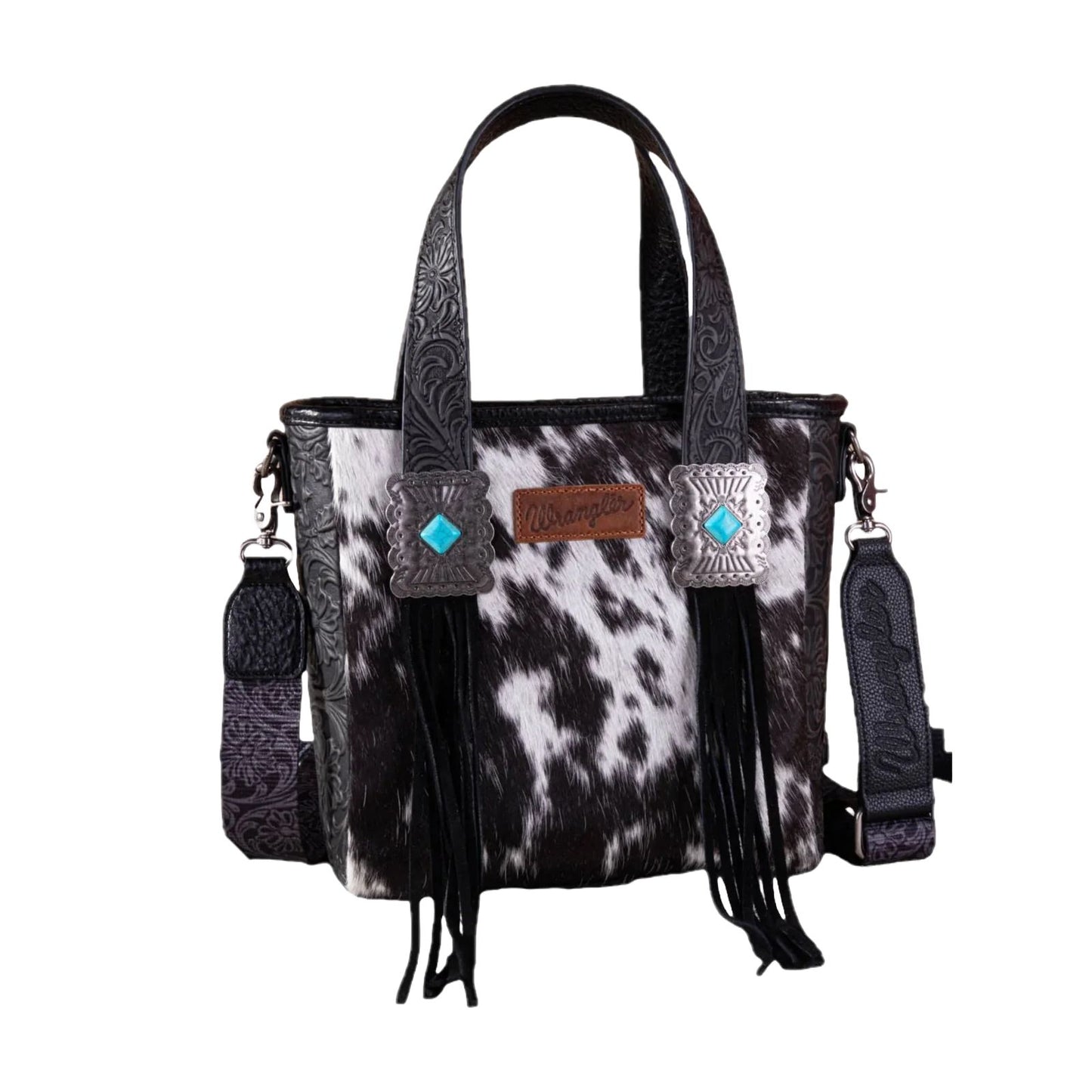 Wrangler Cowhide Fringe Concealed Carry Purse