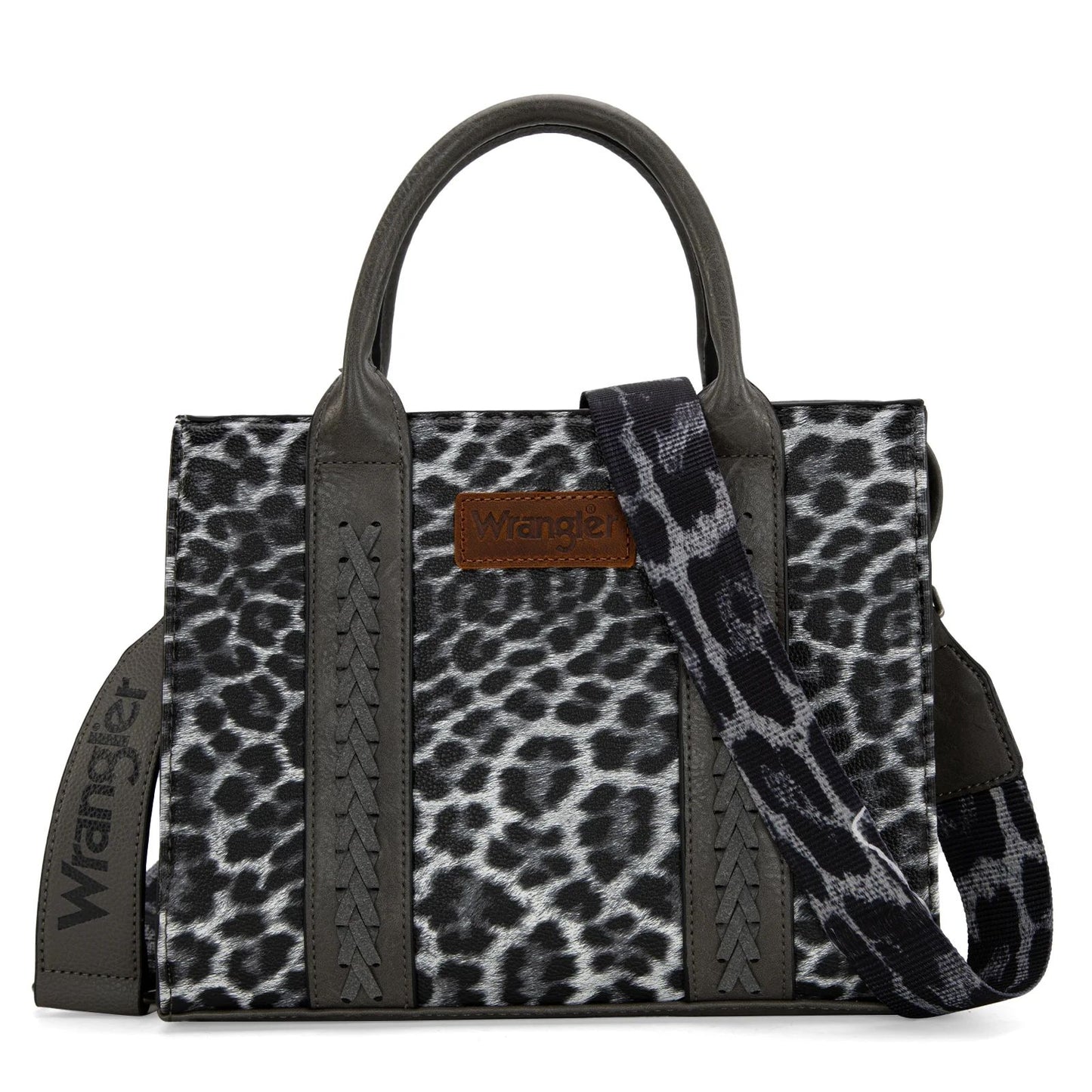 Wrangler Leopard Print Concealed Carry Tote/Crossbody - Leopard