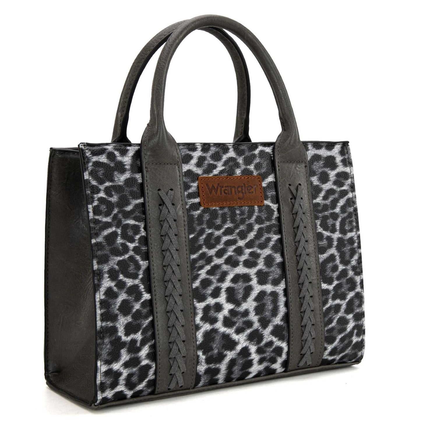 Wrangler Leopard Print Concealed Carry Tote/Crossbody - Leopard