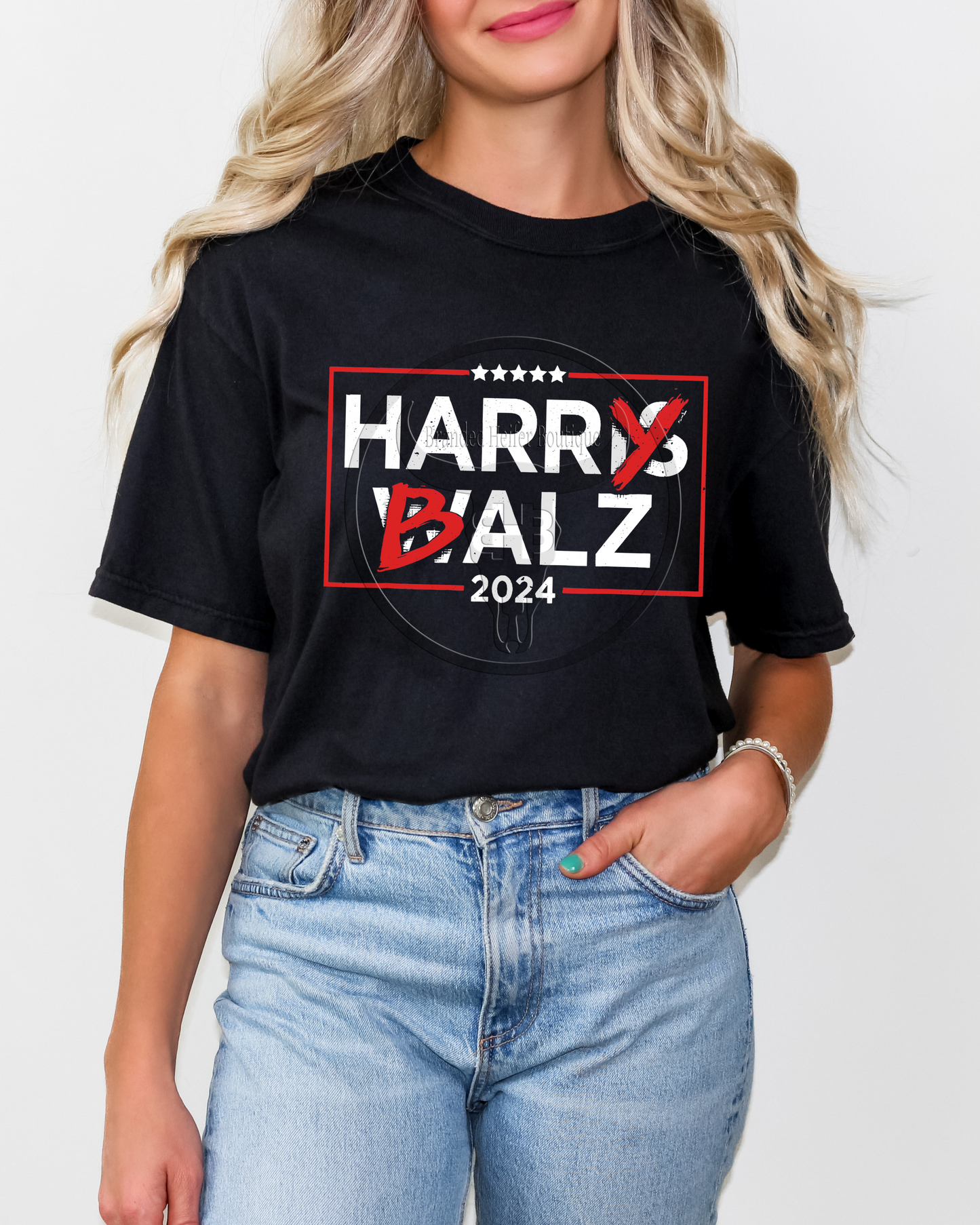 Harris Walz Hilarious No One Likes Harry Balz - Cotton / Poly T-Shirt