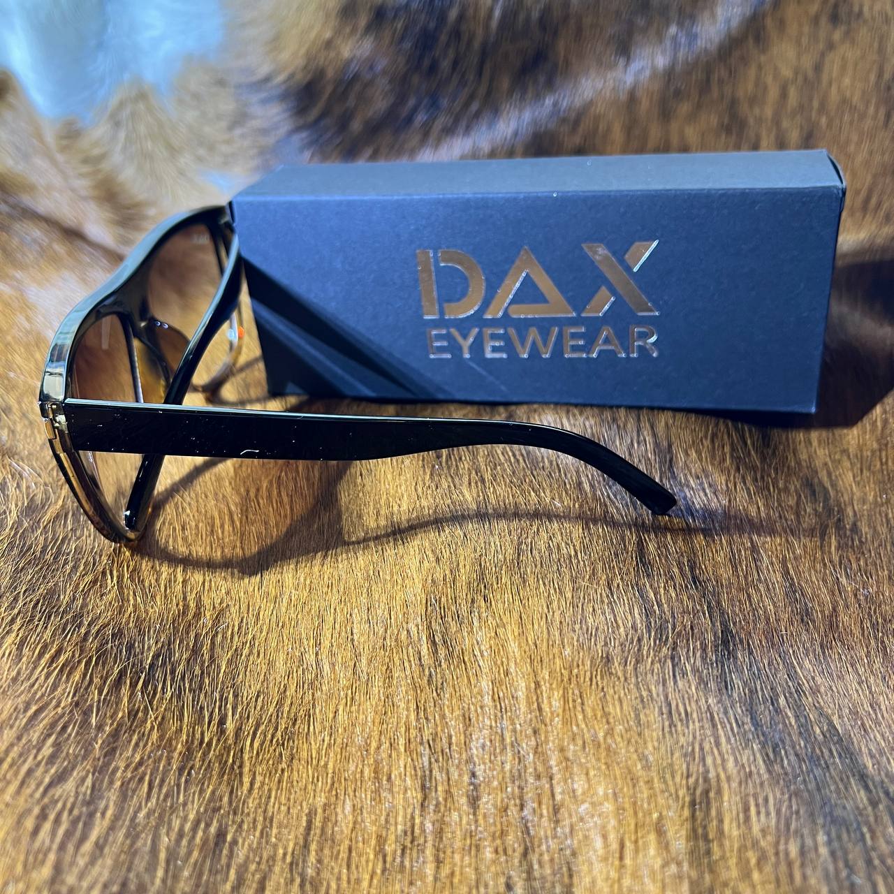 DAX Ember Brown Gradient Cheetah - Sunglasses