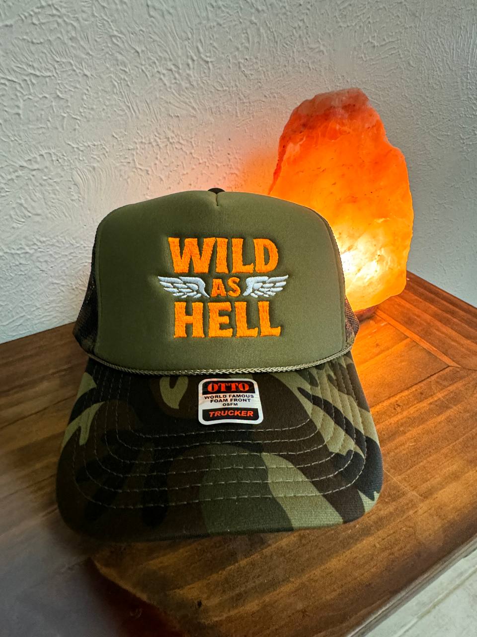 "Wild as Hell" Embroidered Hat