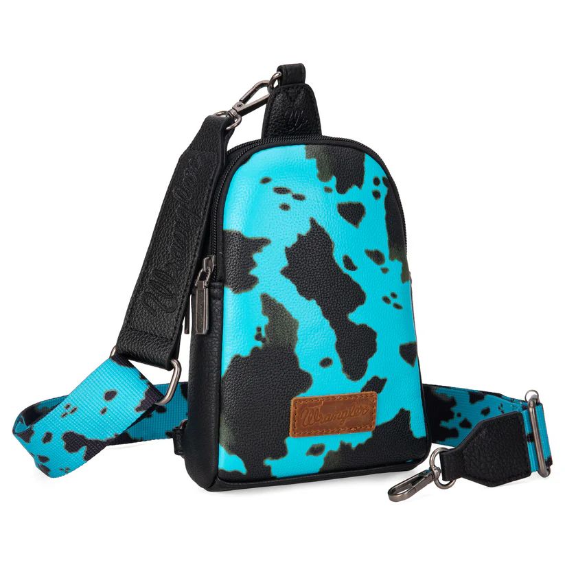 Wrangler Cow Print Crossbody Sling Chest Bag